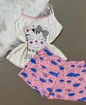 Pijama estampado algodão Pijama estampado algodão