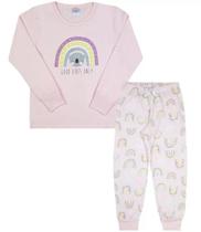 Pijama Estampado Arco Iris Infantil- Caramell Kids Pijama Estampado Arco Iris Infantil- Caramell Kids
