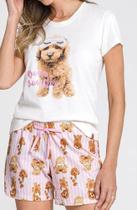 Pijama estampado Dog minimalista