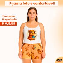 Pijama Estampado Feminino Conforto e Alegria para Suas Noites