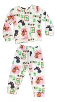 Pijama Estampado Infantil Menina e Menino Inverno Soft Manga Longa Tamanho 2 a 10 Pijama Estampado Infantil Menina e Menino Inverno Soft Manga Longa Tamanho 2 a 10