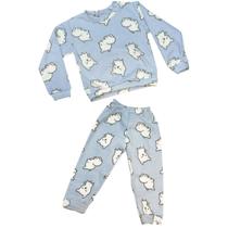 Pijama Estampado Infantil Menina e Menino Inverno Soft Manga Longa Tamanho 2 a 10