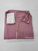 Pijama Feminino Abotoado Longo algodão Lupo 24632 Pijama Feminino Abotoado Longo algodão Lupo 24632
