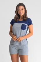 Pijama Feminino Algodão Londres Pijama Feminino Algodão Londres