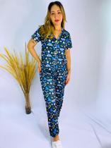Pijama Feminino Americano Longo Divertida Mente