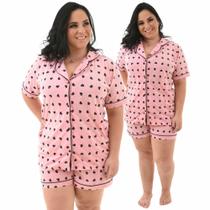 Pijama Feminino Americano Plus Size