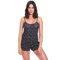 Pijama Feminino Baby Doll Short Dormir poliéster estampado Pijama Feminino Baby Doll Short Dormir poliéster estampado