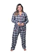 Pijama Feminino Bumabei Americano Inverno Flanela - 2090