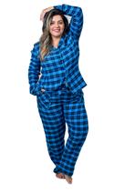 Pijama Feminino Bumabei Americano Inverno Flanela - 2090