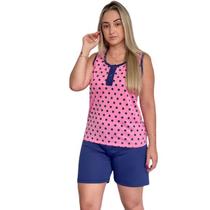 Pijama Feminino Camiseta com Abertura Para Amamentar e Para gestante