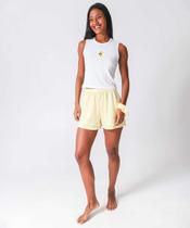 Pijama Feminino Canelado Ursinho Puff Off White-71036