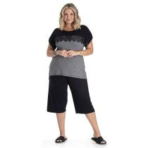 Pijama Feminino Capri com Renda 09.01.041