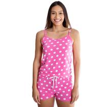 Pijama Feminino Curto De Verão Poa Pijama Feminino Curto De Verão Poa
