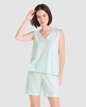Pijama Feminino Curto Macio Verde Lohe Pijama Feminino Curto Macio Verde Lohe