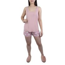 Pijama Feminino Daniela Tombini Curto Rosa Claro - 4714 Pijama Feminino Daniela Tombini Curto Rosa Claro - 4714