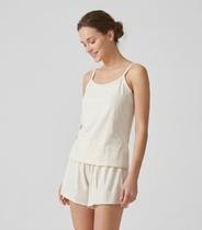 Pijama Feminino De Alças Select Bege