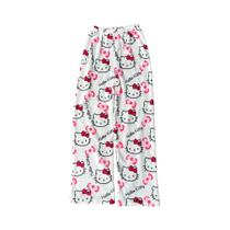 Pijama Feminino de Flanela Hello Kitty - Quentinho e Confortável