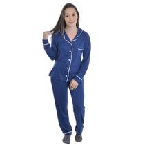 Pijama feminino de inverno malha fria Americano Victory