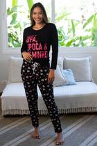 Pijama Feminino De Inverno Pipoca Empório Do Algodão