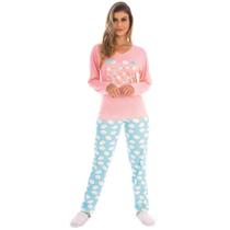 Pijama feminino de inverno PV especial Victory Pijama feminino de inverno PV especial Victory