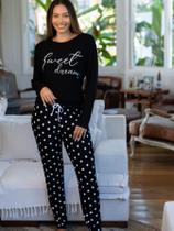 Pijama Feminino De Inverno Sweet Dreams Empório Do Algodão