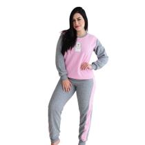 Pijama Feminino De Soft Outono/Inverno Pijama Feminino De Soft Outono/Inverno
