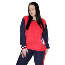 Pijama Feminino De Soft Outono/Inverno