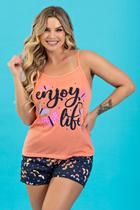 Pijama Feminino Enjoy Life