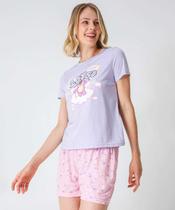 Pijama Feminino Estampa Lotso Divertidamente Disney-72038