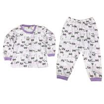 Pijama feminino estampado lilas tam 2 ref- 161