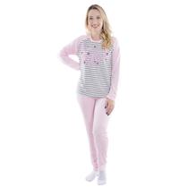 Pijama Feminino Happy de Plush Victory Pijama Feminino Happy de Plush Victory