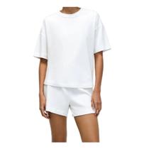 Pijama Feminino Hering MC Curto Branco Off - 7C8HNMCEN Pijama Feminino Hering MC Curto Branco Off - 7C8HNMCEN