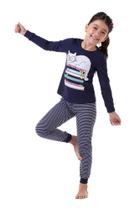 Pijama Feminino Infantil Céu Estrelado - 1220