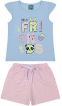 Pijama Feminino Infantil Ceu Estrelado - 1248 Pijama Feminino Infantil Ceu Estrelado - 1248