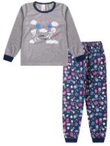 Pijama Feminino Infantil Menina Inverno em Meia Malha Estampado Pijama Feminino Infantil Menina Inverno em Meia Malha Estampado