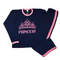 Pijama Feminino Inverno Malha Fria PV Calça Manga Longa Queen 01 Pijama Feminino Inverno Malha Fria PV Calça Manga Longa Queen 01