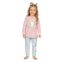Pijama Feminino Inverno Peluciado Coelho KYLY Cor:RosaTamanho:12 Pijama Feminino Inverno Peluciado Coelho KYLY Cor:RosaTamanho:12