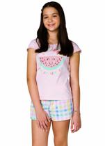 PIJAMA FEMININO JUVENIL 100% ALGODÃO COM ESTAMPA Nº 12 AO 16 PIJAMA FEMININO JUVENIL 100% ALGODÃO COM ESTAMPA Nº 12 AO 16