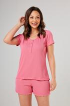 Pijama Feminino Liganete Canelado Carol