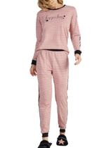 Pijama feminino longo cor com amor 13040