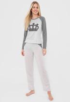 Pijama Feminino Longo Coroa Pijama Feminino Longo Coroa