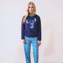 Pijama Feminino Longo de Inverno Adulto Calça comprida Frio Pijama Feminino Longo de Inverno Adulto Calça comprida Frio