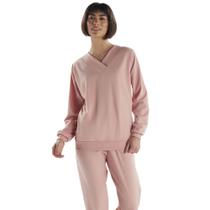 Pijama Feminino Longo Decote V Pzama 50261 Pijama Feminino Longo Decote V Pzama 50261