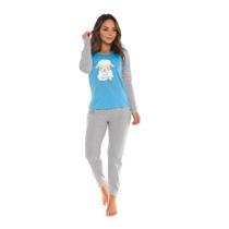 Pijama Feminino Longo Desayner 12091 Ovelha Sweet Dreams