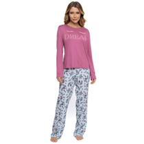 Pijama Feminino Longo Dream Pellin 005 Super Quentinho