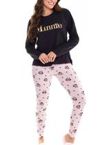Pijama Feminino Longo Minnie Mouse 26.03.0054 Pijama Feminino Longo Minnie Mouse 26.03.0054