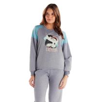 Pijama Feminino Longo Moletinho Pzama 40488 Pinguim Pijama Feminino Longo Moletinho Pzama 40488 Pinguim