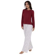 Pijama Feminino Longo Pellin 210108 Flor