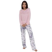 Pijama Feminino Longo Pellin 210143 Dream Floral