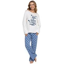 Pijama Feminino Longo Poás Pellin 006 Conforto e Estilo